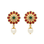 NOIR PETAL GOLD EARRINGS - 22K JEWELLERY