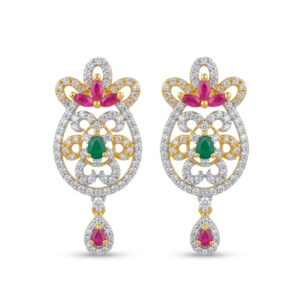 TIMELESS BLOSSOM GOLD EARRINGS - 22K JEWELLERY