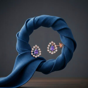 OCEAN GEM DIAMOND STUDS - 18K JEWELLERY