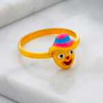 CIRCUS SMILE GOLD RING - 22K JEWELLERY