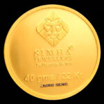 SIMHA 22K (916.7) 40GM GOLD COIN