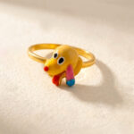PLAYFUL PUPPY GOLD RING - 22K JEWELLERY