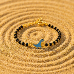 DINO CHARM GOLD BRACELET FOR BABY - 22K Jewellery