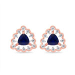 MIDNIGHT BLOOM DIAMOND STUDS - 18K JEWELLERY