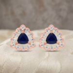 MIDNIGHT BLOOM DIAMOND STUDS - 18K JEWELLERY