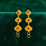 SCARLET BLOOM TEMPLE GOLD MATTAL - 22K JEWELLERY