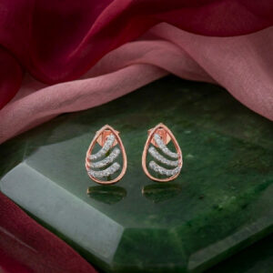 DEWDROP CASCADE DIAMOND STUDS - 18K JEWELLERY