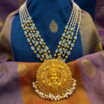 GREEN MIST GOLD NECKLACE - 22K JEWELLERY