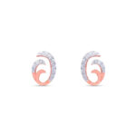 ENCHANTED SWIRL DIAMOND STUDS - 18K JEWELLERY