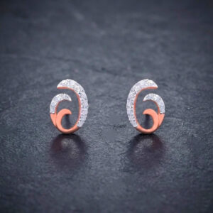 ENCHANTED SWIRL DIAMOND STUDS - 18K JEWELLERY