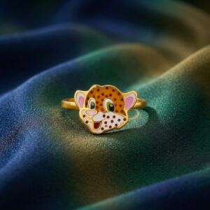 CHEERFUL CHEETAH GOLD RING - 22K JEWELLERY