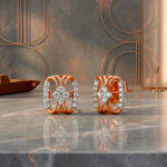 REGAL FRAME DIAMOND STUDS - 18K JEWELLERY