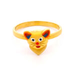MEOW MAGIC KIDS GOLD RING - 22K JEWELLERY