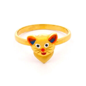 MEOW MAGIC KIDS GOLD RING - 22K JEWELLERY