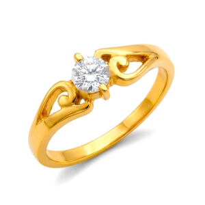 SOFT WAVE GOLD RING - 22K JEWELLERY