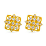 PANKHURI SHINE GOLD EARRINGS - 22K JEWELLERY