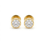 SNOWDROP GOLD STUDS - 22K JEWELLERY