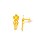 FLORA GLEAM GOLD EARRINGS - 22K JEWELLERY