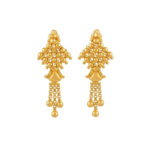 FLEUR GLOW GOLD EARRINGS - 22K JEWELLERY