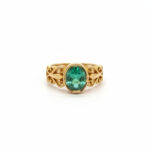 VERDANT SIGNET MEN'S GOLD RING - 22K JEWELLERY