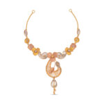 Floral Harmony Gold Necklace - 22K Jewellery