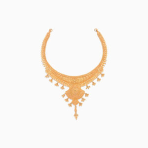 Golden Filigree Choker - 22K Jewellery