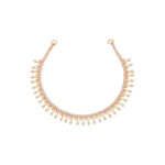 CZ Radiance Gold Necklace - 22K Jewellery