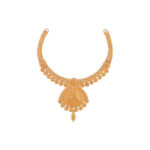 Traditional Gold Temple Necklace - 22K Jewellery