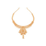 Classic Gold Temple Necklace - 22K Jewellery