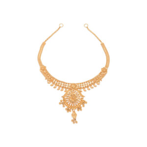 Classic Gold Temple Necklace - 22K Jewellery
