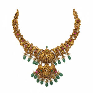 ROYAL DRISHTI GOLD NECKLACE - 22K JEWELLERY