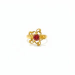 BLOSSOM KNOT ELEGANCE GOLD RING - 22K JEWELLERY