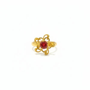 BLOSSOM KNOT ELEGANCE GOLD RING - 22K JEWELLERY