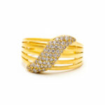 CELESTIAL SWIRLGOLD RING - 22K JEWELLERY