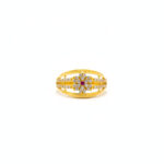 ROSETTE GOLD RING - 22K JEWELLERY
