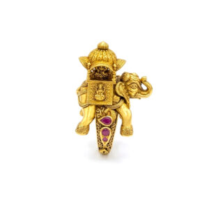 GAJVEER REGAL MEN'S GOLD RING - 22K JEWELLERY