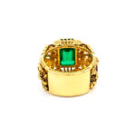 BALAJI VERDANT CROWN MEN'S GOLD RING - 22K JEWELLERY