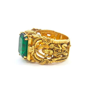 BALAJI VERDANT CROWN MEN'S GOLD RING - 22K JEWELLERY