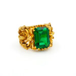 BALAJI VERDANT CROWN MEN'S GOLD RING - 22K JEWELLERY