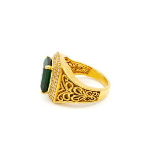 VERDANT KING MEN'S GOLD RING - 22K JEWELLERY