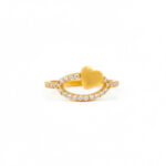 HALO OF LOVE GOLD RING - 22K JEWELLERY