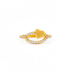 HALO OF LOVE GOLD RING - 22K JEWELLERY