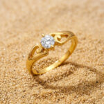 SOFT WAVE GOLD RING - 22K JEWELLERY