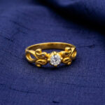 GRACE CURVE GOLD RING - 22K JEWELLERY