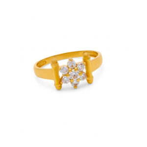 RADIANT FALL GOLD RING - 22K JEWELLERY