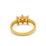 RADIANT FALL GOLD RING - 22K JEWELLERY
