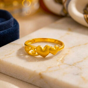 FOREVER DUO GOLD RING - 22K JEWELLERY