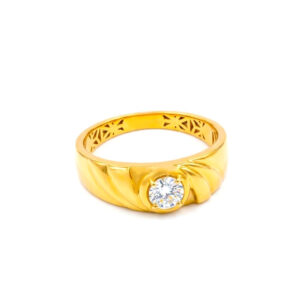 UNITY STONE GOLD RING - 22K JEWELLERY