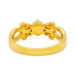 GRACE CURVE GOLD RING - 22K JEWELLERY