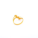FLORAL HALO GOLD RING - 22K JEWELLERY